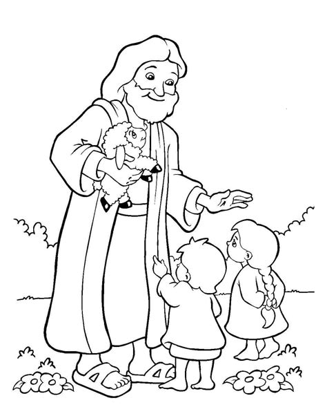 Free Printable Sunday School Coloring Pages – ScribbleFun