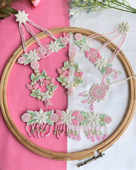 Floral Haldi Jewellery Set for Women, Girls | Summer, Spring Collection