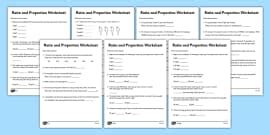 KS2 Ratio Differentiated Worksheets