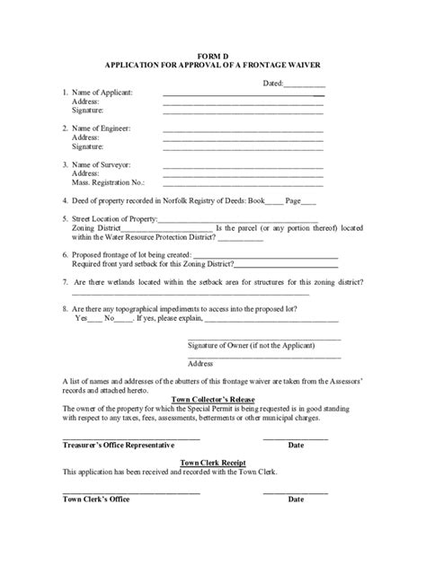 Fillable Online Subdivision Regs - Appendix A with Forms Fax Email ...