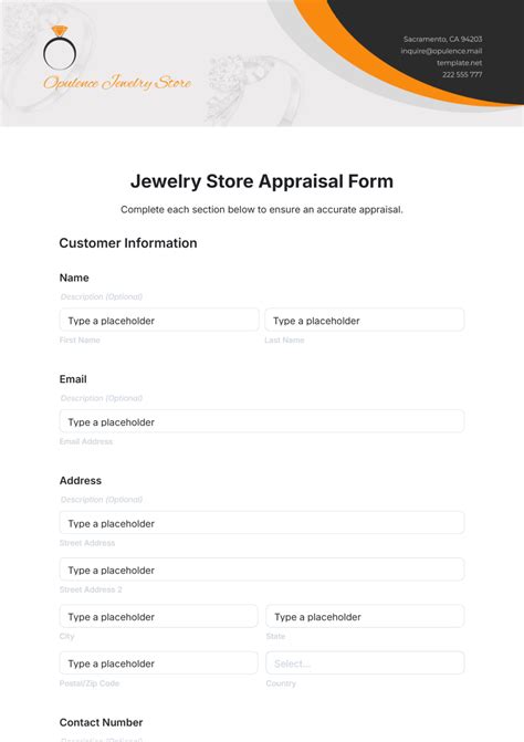 Free Jewelry Store Templates to Edit Online