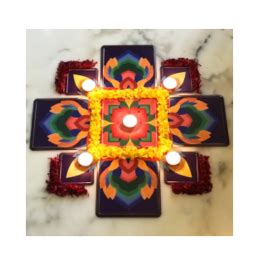 Bring Colorful Indian Art to Your Space with Rangoli Decor | HappiDecor