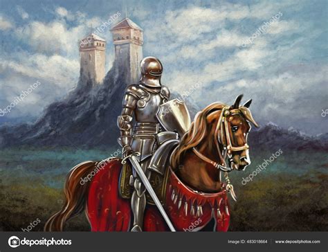 Painting Of Knights At The Luverne