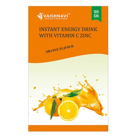 Instant Energy Drink with Vitamin C Zinc Energy Drink Vaishnavi Health