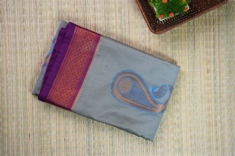 Ajrakh Block Print Saree – Varnam Silks