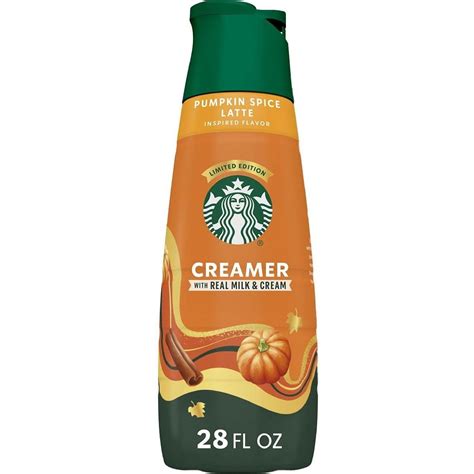 Starbucks Liquid Coffee Creamer - Pumpkin Spice Latte - Shop Coffee ...