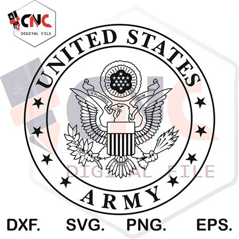 Usa Army Seal United States of America Vector File Svg and Dxf File - Etsy