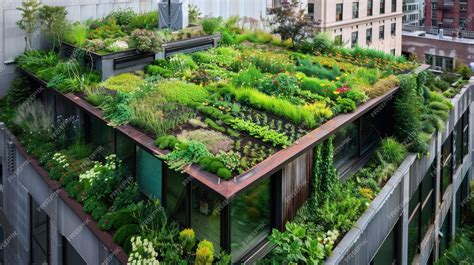 Green rooftop gardens and urban farming efforts towards sustainable ...