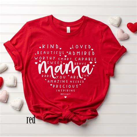Mama Positive Affirmation Shirt, Mothers Day Gift, Mothers Day Shirt ...