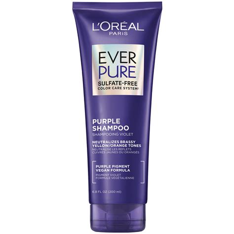 L'Oreal Paris EverPure Sulfate Free Purple Shampoo - Squeeze Bottle, 6. ...