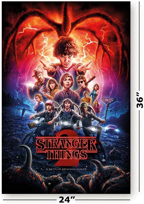 POSTER STOP ONLINE Stranger Things 1, 2, 3 & 4 - TV Show Poster Set ...