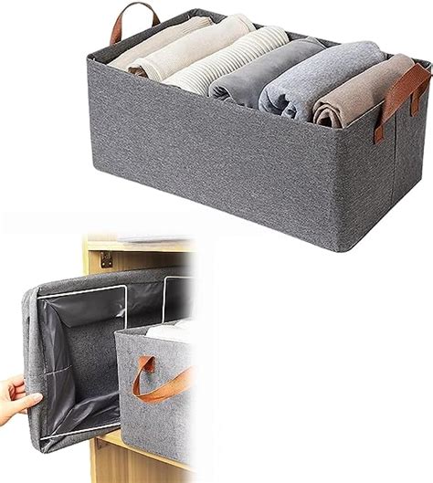 Sisliya Wardrobe Clothes Organisers for Wardrobe, Foldable Storage ...