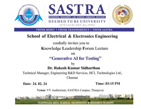 SASTRA DEEMED UNIVERSITY