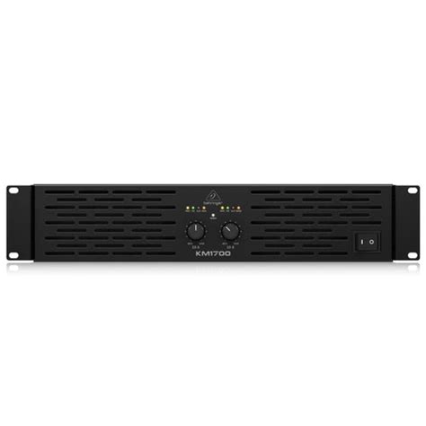Buy Behringer KM1700 Professional 1700-Watt Stereo Power Amplifier with ...