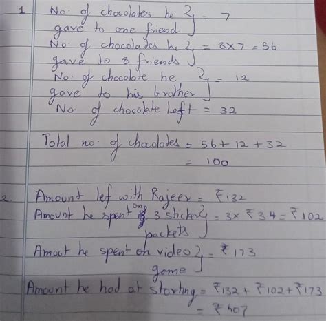 Please do this all word problems answer. - Brainly.in