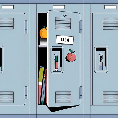 School locker vector illustration | Premium AI-generated vector