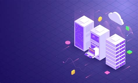 Data center or storage concept. | Premium Vector
