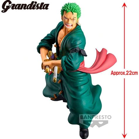 Banpresto | Roronoa Zoro Grandista One Piece Figure 22Cm - Figura da ...