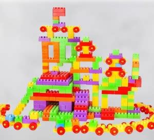 Kidsbuddy Educational DIY Building Blocks Made From Non Toxic Plastic ...