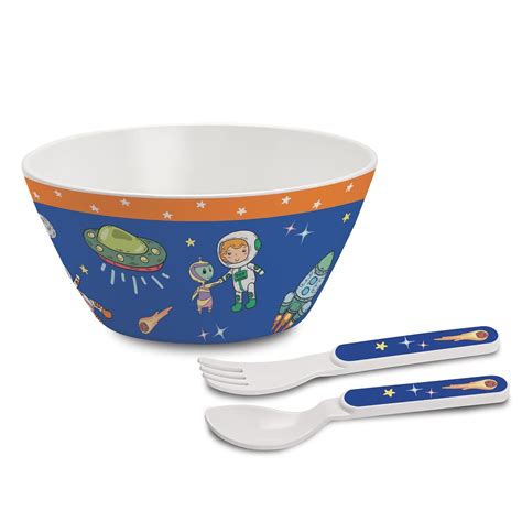 CELLO Kidzbee Cone Bowl Cosmic Explorer Melamine Bowl Set for Kids ...