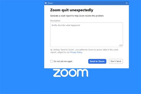 Image result for Zoom Error Screen