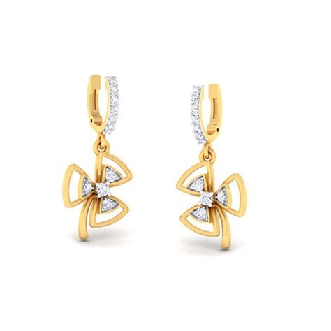 Gold and Diamond Earrings Manufacturer, Exporter & Supplier from Surat ...