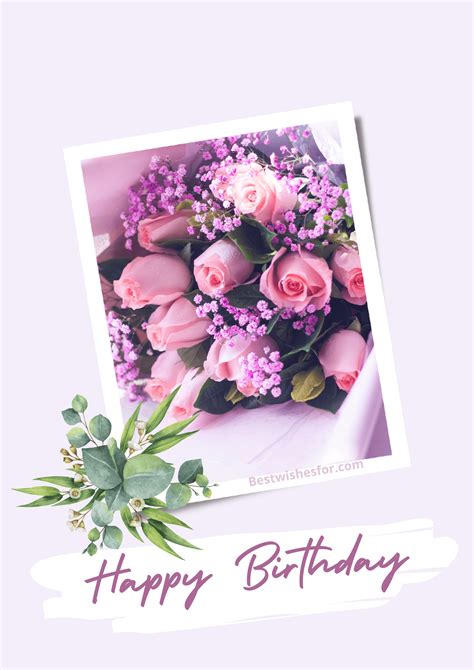 Happy Birthday Wishes For Flowers at Carl Moran blog