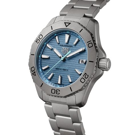 TAG Heuer Aquaracer Professional 200 Solargraph Titanium 40mm Mens ...