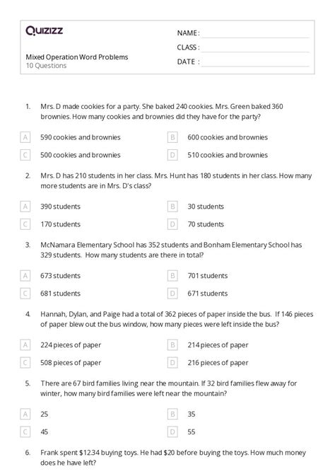 Mixed Fraction Word Problems Worksheet 的图像结果
