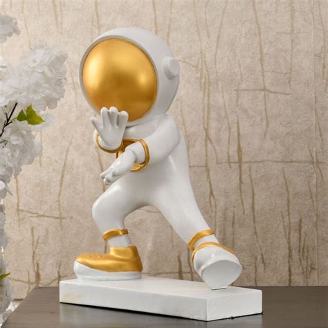 Buy Kungfu Astronaut Figurine Polyresin Showpiece Online in India ...