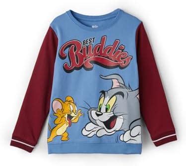 Buy The Souled Store Official Tom & Jerry: Best Buddies Boys Long ...
