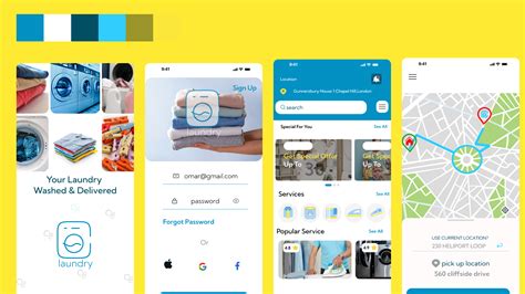 laundry service app | Figma