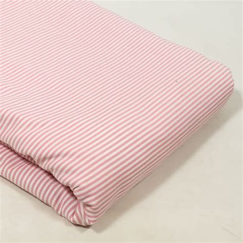 Pink Colour Yarn Dyed Cotton Stripes Fabric