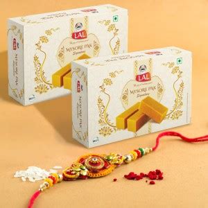 Lal Sweets Mysore Pak pack (400g) | Indian | Pure cow Ghee | Box Price ...