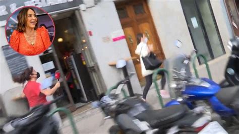 Así es como Tamara Falcó escapa a la carrera para evitar a la prensa