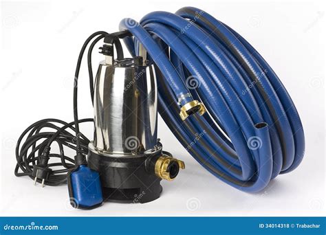 Sump Pump Manhole With Water Backup And Radon Mitigation Stock Image ...