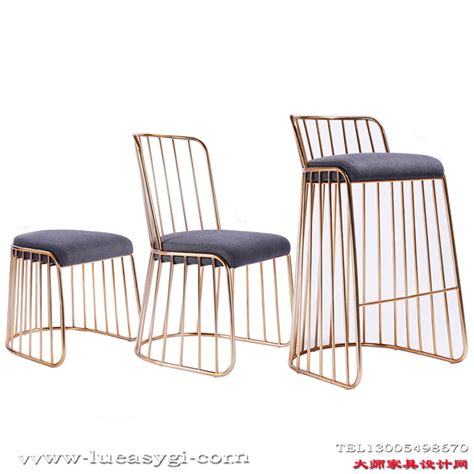 不锈钢电镀 颜色可定制化妆椅 美容椅 餐椅 吧椅 酒店会所 休闲椅