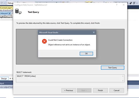 Image result for Error Connection MySQL Visual Studio