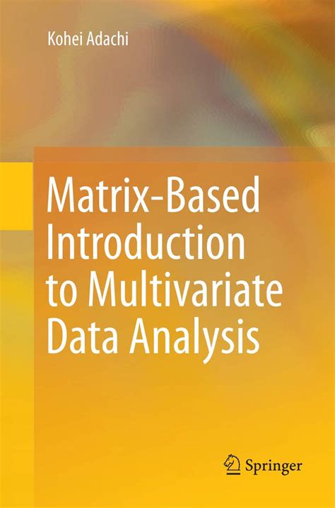 Multivariate Analysis Data Matrix 的图像结果