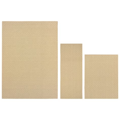 Garland Rugs Medallion 3 Piece Accent Area Rug Set, Durable Non-Slip ...