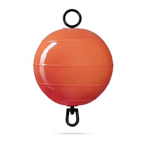 Boya de fondeo. PVC flexible hinchable ,con herrajes rilsan FLUO---- Ø ...
