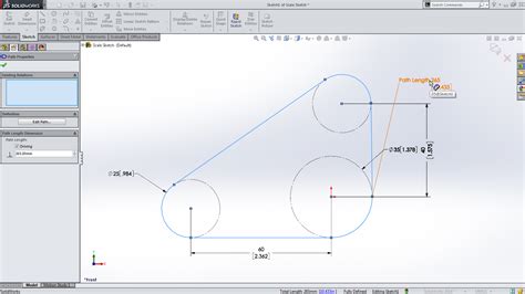 Image result for SolidWorks Length Calculation