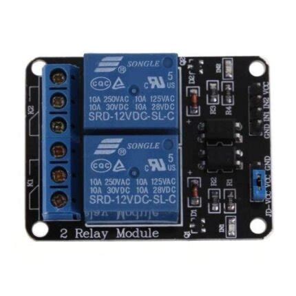 Image result for 2 Channel Relay Module Schematic
