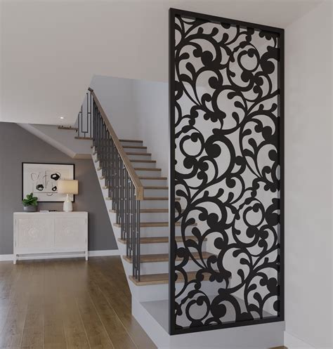 Metal Floor To Ceiling Room Divider - No265 - Bespoke Size