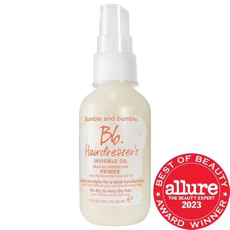 Bumble and bumble Hairdresser's Invisible Oil Heat Protectant Leave ...