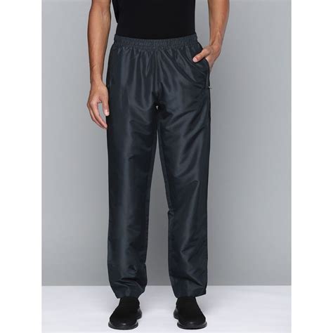 Buy Alcis Men Navy Blue Solid Track Pants Online