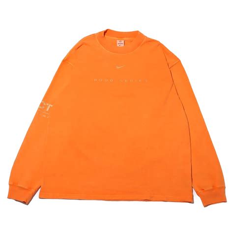 NIKE M NRG TB LS MOCK ORANGE HORIZON 23HO-S（ナイキ NRG TB L/S モック トップ-オレンジ ...