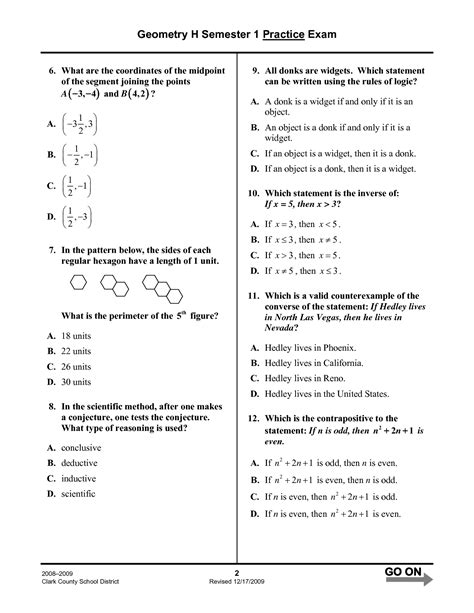 Image result for Geometry Practice Test