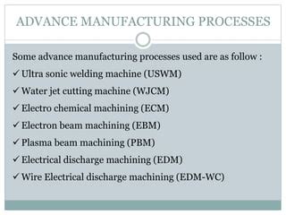 Image result for Advanced Manufacturing Processes Engineering
