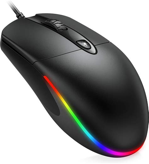 Nasuque Wired RGB Mouse, Optical USB Computer Mouse, 1600 India | Ubuy